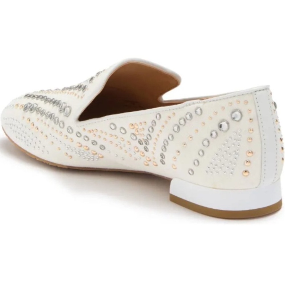 Donald J. PLINER New Leather Studded Loafers size 8 - Picture 2 of 16